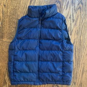 Uniqlo navy puffer vest
